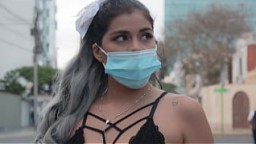 Modelo peruana se acuesta y folla con su vecino en Lima